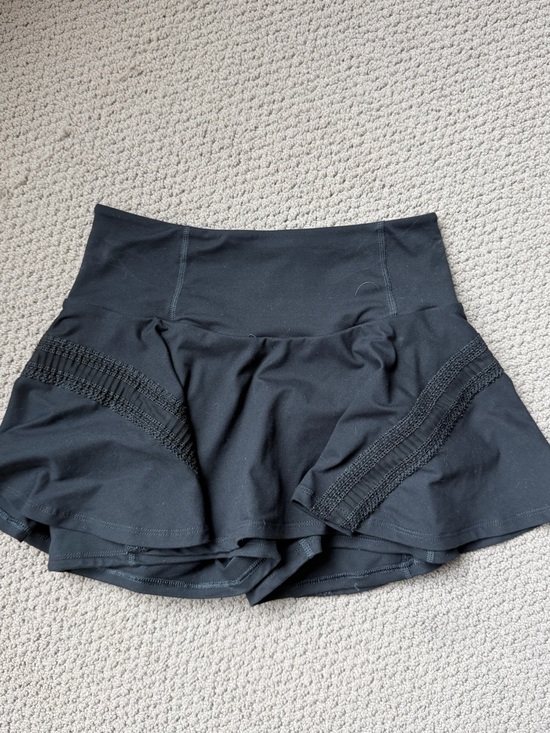 FP Movement by Free People Pants - FP Movement by Free People Black Layered Athletic Skort